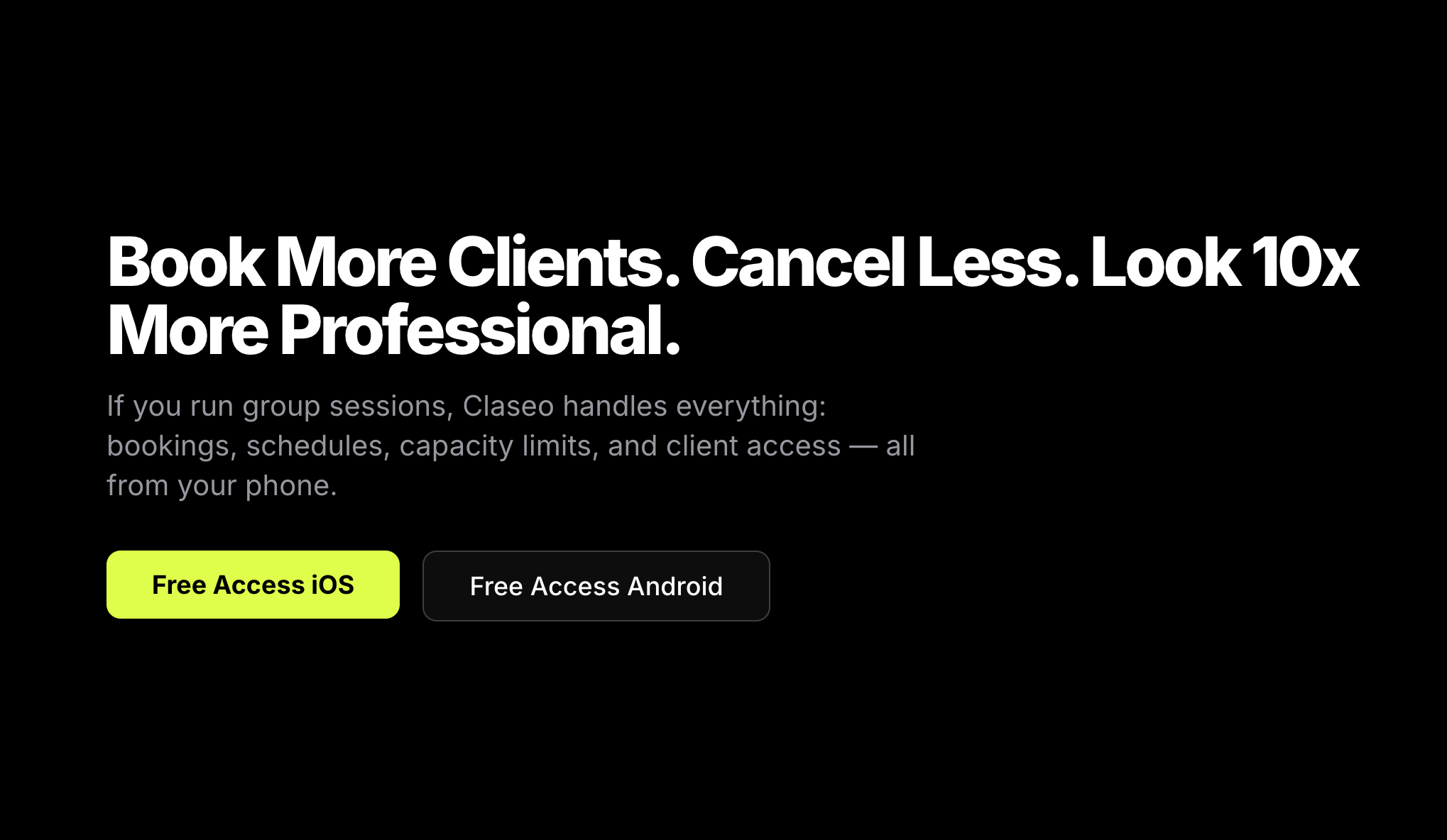 Claseo - Class management platform (releasing soon)
